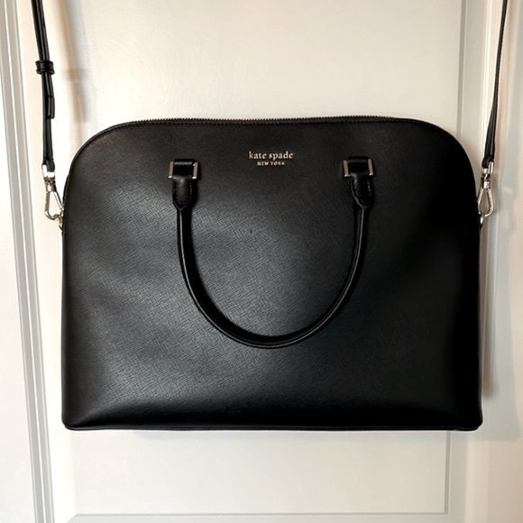 NWT Kate Spade Saffiano Spencer Leather Briefcase - Picture 3 of 8